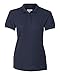Gildan - Ladies DryBlend Double Pique Polo Shirt - 72800L-Navy-XL