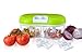 Gourmia GCH9295 Twin Vegetable Chopper & Blender Double Sided Kitchen Gadget With Interchangeable Dicing & Blending Attachments, Durable BPA free food safe material,Green,6 Cup