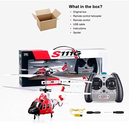Attack Marines RC Helicopter with LED Light 3.5CH Helicopter 02-9A Remote Control RC Drone Shatterproof- Children Gift