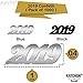 2019 Confetti | Pack of 1000, 1.5 Oz - Graduation Table Decorations | Graduation Confetti Great for Graduation Party Supplies | Graduations Decorations 2019 | Black and Silver