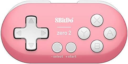 Amazon Com 8bitdo Zero 2 Mini Bluetooth Gamepad For Nintendo Switch Windows Android Macos Steam Raspberry Pi Pink Computers Accessories