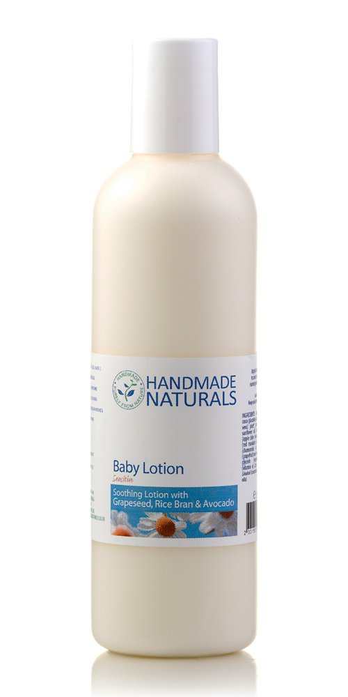 Handmade Naturals Sensitive Baby Lotion with Grapeseed, Rice Bran & Avocado Oils