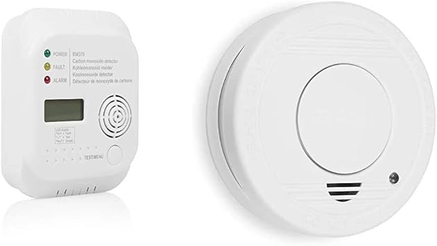 Smartwares Rm370 Carbon Monoxide Detector With Display And Temperature Display Test Button 1 Piece Amazon De Baumarkt