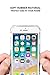 Viromo TM - Mirror Cases for Apple iPhone 6S iPhone 6 for Girls Women - Protective Silicone Slim Case New Rubber Bumper Cool Cute Ultra Thin Shockproof Grip Phone Case Stylish Luxury Silver Back Cover