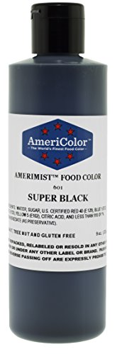 Americolor amerimist airbrush colour - super black - 9 …
