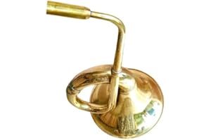 Casa INDUSTRIES Antique Ear Trumpet Horn made of brass Polish Finish Golden