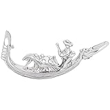Gondola Charm In Sterling Silver, Charms for