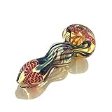 YOKK Handmade Pipes Tall 4.5 inch Multicolor