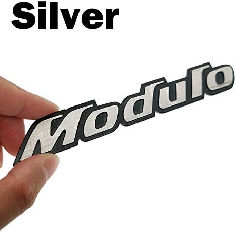 Amazon Co Jp Ywzhy 3dアルミモデューロスポーツエンブレムクロームリアのバッジ車のトランクステッカーカースタイリング Color Name Silver Home Kitchen