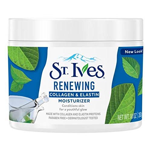 St Ives Collagen Elastin Face Moisturizer Timeless Skin 295 ml Jar (3-Pack) by St. Ives