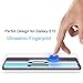 [2-Pack] FANSONG Galaxy S10 Plus Screen Protector Full Glue Tempered Glass Support Fingerprint Reader 3D Curved for Samsung Galaxy S10 Plus 6.4-inch (Screen Protector-Clear)