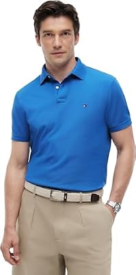 Herren Poloshirt Kurzarm 1985 Regular Fit, Blau (Blue Orbit), L