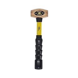 Nupla 4 lb. Non-Sparking Brass Hammer with 12 inch