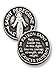 Cathedral Art (Abbey & CA Gift Saint Peregrine Pocket Token, Silver, Black, 0.20