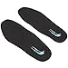 footinsole 0.4-Inch Height Increase Shoe Insoles, Large - Black