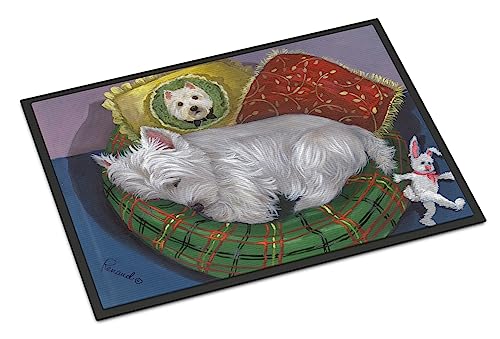 Caroline's Treasures PPP3282MAT Westie Precious Toto Doormat 18x27 Front Door M…