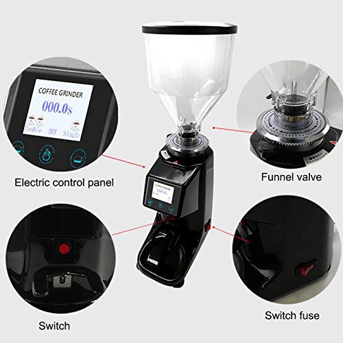 Gcgg Kaffeebohnenmühle Elektrische Elektrische Kaffeemühle LCD-Touchscreen-quantitative Bohnenschleifer Mit Saugnapf… – Bild 5