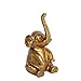 NIKKY HOME Elephant Ring Holder Gold Elephant Decor Pewter Jewelry Earring Bracelet Necklace Display Organizer Decorative Animal Statue Handmade Sculpture Ornament Gifts, Gold