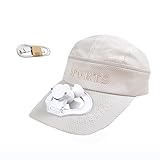 RONSHIN Fashionable Creative Unique USB Charging Fan Hat with Detachable Top Sun Cap Perfect Gift (with USB Cable)