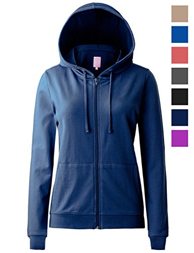 Regna x women s long sleeve casual loose pullover zip u…