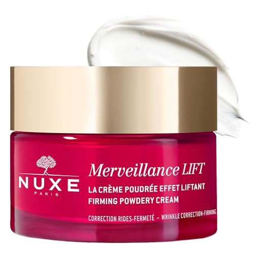 Nuxe Merveillance Lift Glättende und straffende vegane pudrige Creme mit natürlichen Inhaltsstoffen zur Faltenkorrektur, 500 ml