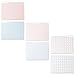 File Folders - 12-Pack Decorative File Folders, 6 Pink and Blue Geometric Design Colorful Durable Folders, Designer Document Folders - Letter Size 1/3 Cut 1/2 inch Top Memory Tab, 11.5 x 9 inches
