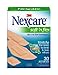 Nexcare Ultra Stretch Flexible Fabric Adhesive Bandages, Assorted Sizes, 30 Count, Breathable, Long-Lasting Hold, Latex-Free, for First Aid and Everyday Wound Care