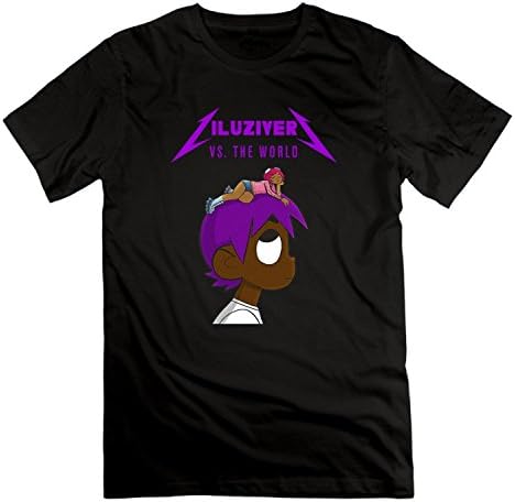 The Ice man Men39;s Lil Uzi Vert 100% Cotton O Neck T-Shirt Black US X-Large