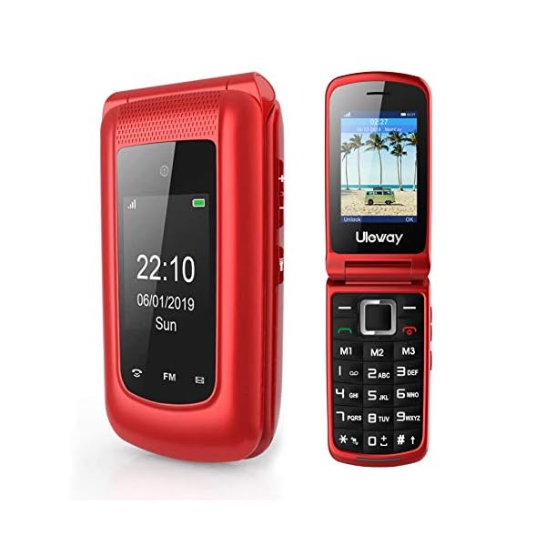 3G-Sim-Free-Flip-Phone-Unlocked-Dual-Sim-Clamshell-Mobile-Phone-Senior-Big-Button-Cell-Phones-Loud-Speaker-Easy-to-Use-for-Elderly-Red 3G Sim Free Flip Phone Unlocked Dual Sim Clamshell Mobile Phone Senior Big Button Cell Phones Loud Speaker Easy to Use…