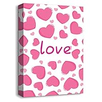 signwin-Canvas Wall Art-Pink for Little Girl-Canvas Prints Home Artwork Decoration for Kids Bedroom - 12x18 inches