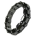 Owill Magnetic Weight Loss Bracelet Hand String Slimming Body Stimulating Acupoints Gallstone Bracelet (A, Black A)