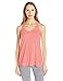 Soffe Women's JRS Knotted Racerback Tank, Strawberry Pink, Medium