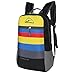 Travel Lightweight Rainbow Casual Hiking Backpack School Women Men Gym Rucksack