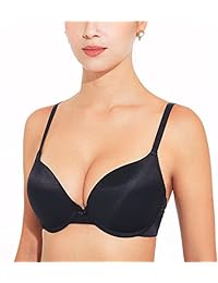 Gnowann - Sujetador push-up acolchado con aros para mujer