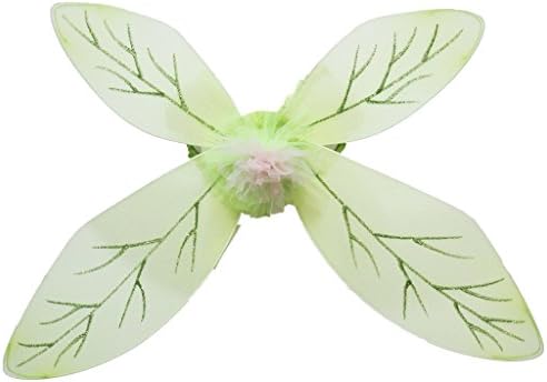Leaf Sison Halloween Bat Bee Fairy Wings Unisex Children Costume Party Dress (Green Fairy)