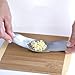 BonBon® Rocker Garlic Crusher Press Mincer, Stainless Steel + garlic peeler