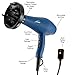 Negative Ion Hair Blow Dryer with Diffuser | Professional Anti-frizz 1875W | Extra-Fast Infrared Blow dryer Straightener with Quiet Salon-Grade Motor | 3 Attachments, 3 Heat Settings and 2 Speeds