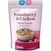 Millville Cranberry &amp; Cashew Honey Granola Gluten Free Whole Grains