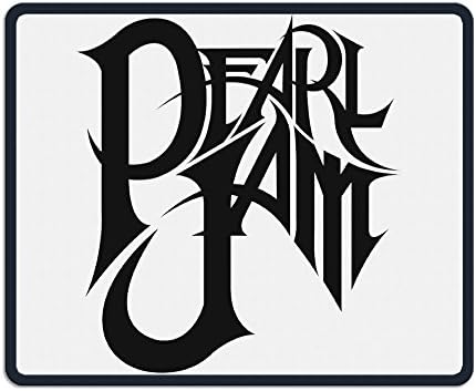 Rush Cool Popular Rock Band Pearl Jam Logo Mousepads Black