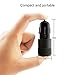 Car Charger, Fast Car Charger, 2 Port Dual USB Rapid Charger, Travel Vehicle Charger, QC3.0 Rapid Charging Tech, for iPhone 6s / 6s Plus, iPad Air 2, iPad Pro, iPad mini, LG G4/G5, Google Nexus