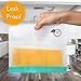 8 Extra-Thick Reusable Food Storage Bags [3 Large, 3 Sandwich, 2 Snack] Eco-friendly Reusable Sandwich Bags, BPA-Free Reusable Ziplock Bags, FDA Grade Reusable Snack Bags