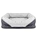 AsFrost Dog Bed, Orthopedic Dog Beds with Removable Washable Cover, Memory Foam Pet Bed for Dogs & Cats, Nonslip Bottom Pet Beds for Sleep (Small – 20″ x 16″, Grey)thumb 1