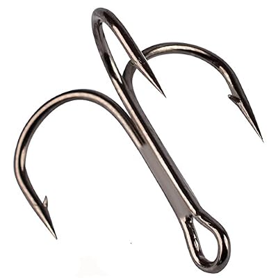 100 pcs fishing treble hook Hooks Size #16, Gold Finish, for Freshwater & Light Tackle Fishing, Sharp Barbed Hooks, Ideal for Trout, Crappie, Panfish & Small Lure Rigging : Fishing Hooks #4 #6 #8 #10 #12 100PCS Treble Fishing Hook for