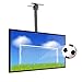 Ceiling TV Mount, Wall TV Bracket for 26 32 37 40 42 43 50 55 60 inch Flat Panel Televisions, Adjustable Height Telescoping Tilt and Swivel