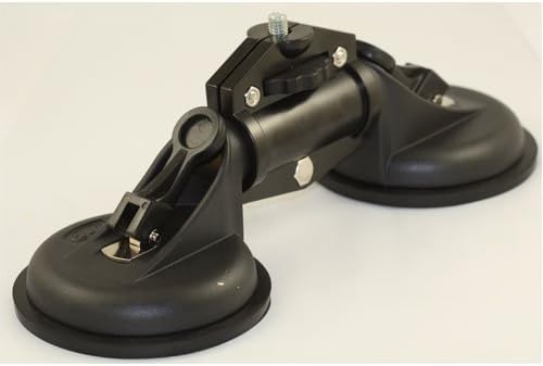 GH1020 Professional Black Heavy Duty Car Camera / video Suction Cup Mount 2 base cup