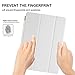 BESDATA Ultra Thin Magnetic Smart Cover [Wake/Sleep Function]& Translucent Back Case for 2014 Apple iPad Air 2 + Screen Protector + Cleaning Cloth + Stylus (White)