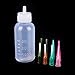 TableRe Multi Purpose Precision Applicator With Two 1 Oz Bottles and 16 Needle Tips, Super Assortment Set