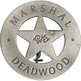1 X Badges of the Old West 3007 Marshal Deadwood Badge