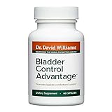 Dr. David Williams' Bladder Control Advantage Supplement Promotes Urinary Continence, 60 Capsules (30-Day Supply)