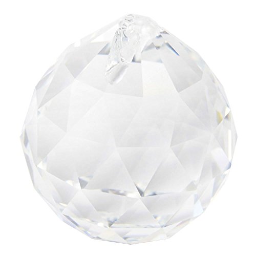Asfour 40mm Transparent Crystal Ball Prisms Pendant